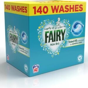 (Free Shipping) Fairy Non Bio Pods, 140 Washes, Laundry Detergent, Washing Liquid Tablets/Capsules - By Shop 4 Less